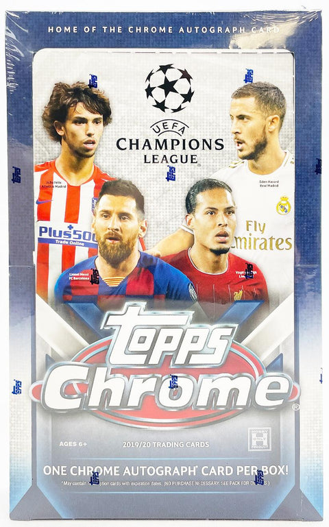 2019/20 Topps Chrome UEFA Champions League Soccer Hobby