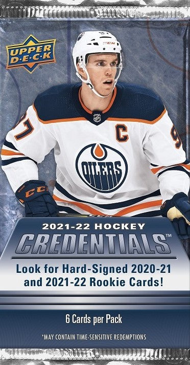 2021/22 Upper Deck Credentials Hockey Hobby