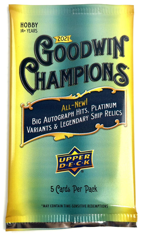 2021 Upper Deck Goodwin Champions CDD Exclusive Hobby