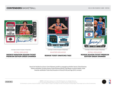 2023/24 Panini Contenders Basketball 5-Pack Blaster