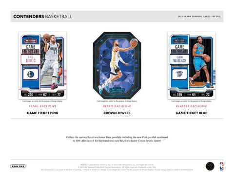 2023/24 Panini Contenders Basketball 5-Pack Blaster