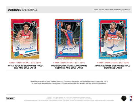 2023/24 Panini Donruss Basketball International Hobby