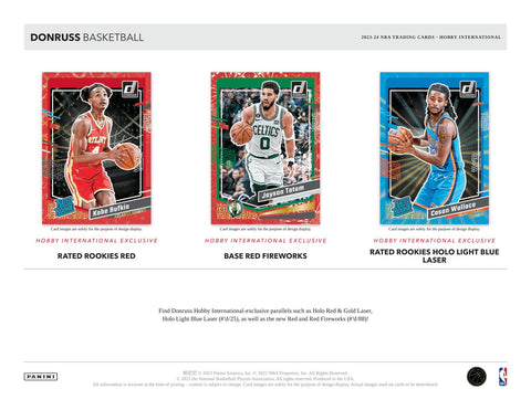 2023/24 Panini Donruss Basketball International Hobby