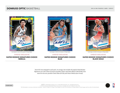 2023/24 Panini Donruss Optic Basketball Choice