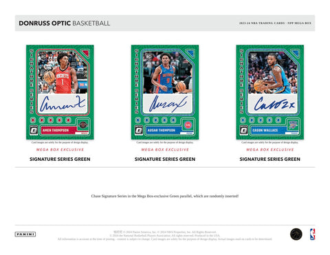 2023/24 Panini Donruss Optic Basketball Mega (Hyper Pink Prizms)