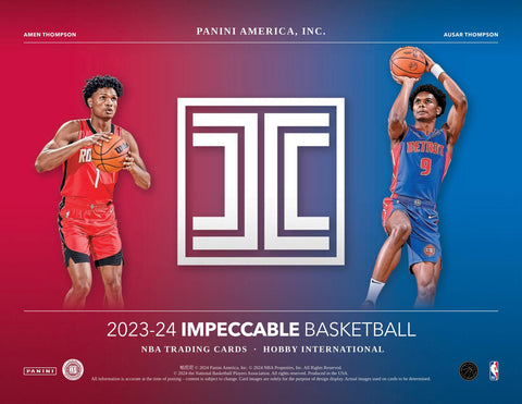 2023/24 Panini Impeccable Basketball International Hobby