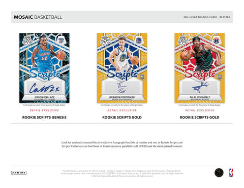 2023/24 Panini Mosaic Basketball 6-Pack Blaster