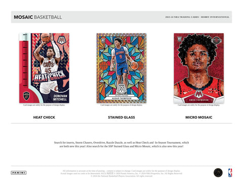 2023/24 Panini Mosaic Basketball International Hobby