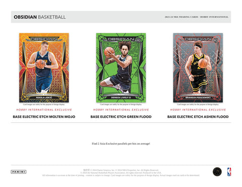 2023/24 Panini Obsidian Basketball International Hobby