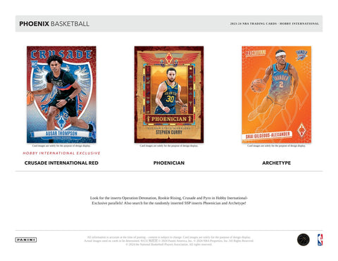 2023/24 Panini Phoenix Basketball International Hobby