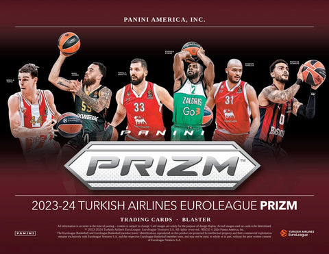 2023/24 Panini Prizm Turkish Airlines EuroLeague Basketball 6-Pack Blaster Box