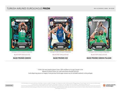 2023/24 Panini Prizm Turkish Airlines EuroLeague Basketball 6-Pack Blaster Box