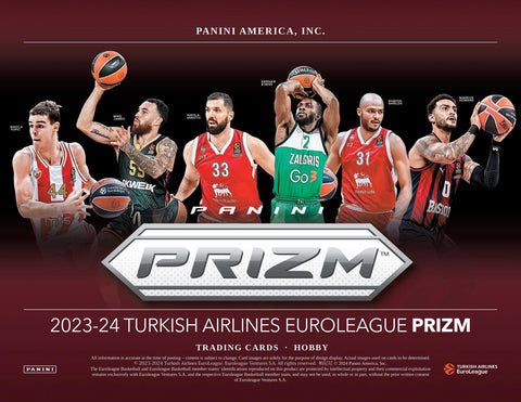 2023/24 Panini Prizm Turkish Airlines EuroLeague Basketball Hobby