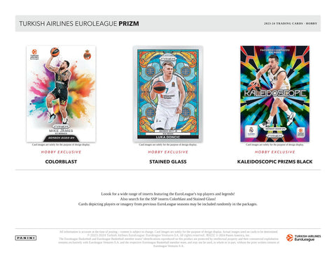 2023/24 Panini Prizm Turkish Airlines EuroLeague Basketball Hobby