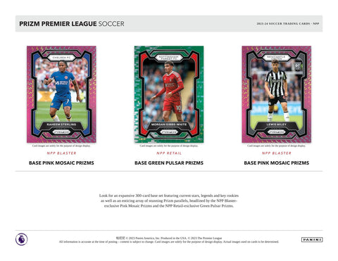 2023/24 Panini Prizm Premier League EPL Soccer 6-Pack Blaster (Pink Mosaic Prizms!)