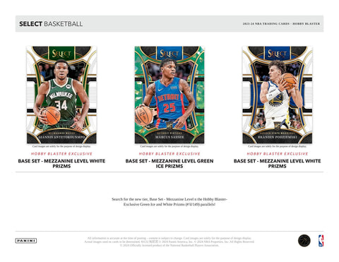 2023/24 Panini Select Basketball 6-Pack Hobby Blaster (Green Prizms)