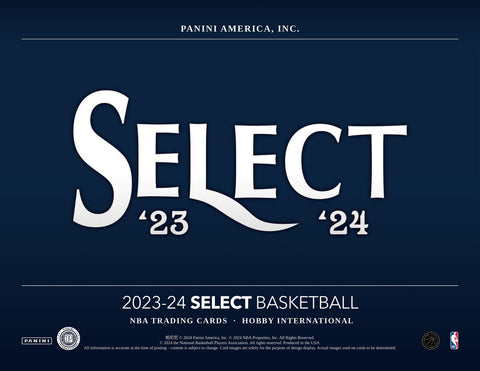 2023/24 Panini Select Basketball International Hobby