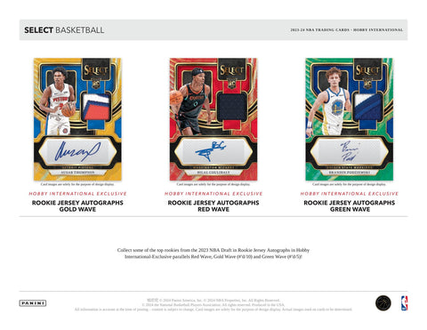 2023/24 Panini Select Basketball International Hobby