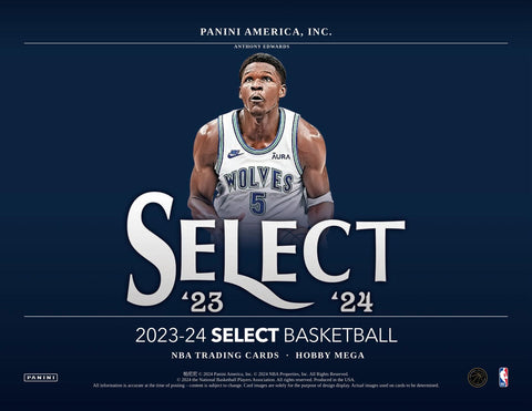 2023/24 Panini Select Basketball Hobby Mega (Green Shock Prizms)