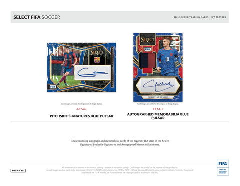 2023/24 Panini Select FIFA Soccer 6-Pack Blaster