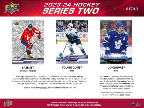 2023/24 Upper Deck Series 2 Hockey Tin