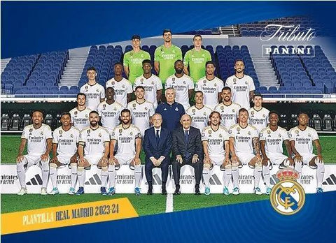 2023/24 Panini Real Madrid Tribute Three-Time Champion Soccer Hobby