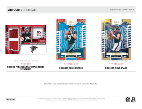 2023 Panini Absolute Football Hobby Mega (Teal Parallels!)