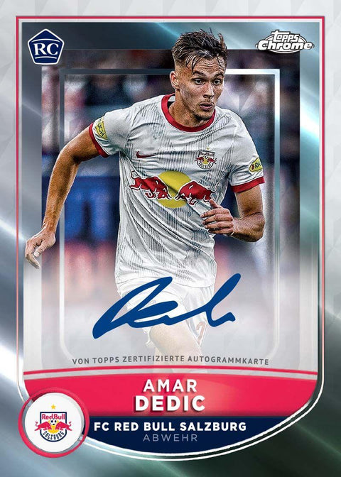 2023 Topps Chrome FC Red Bull Salzburg Soccer Hobby Set (Box) (25 Autos!)