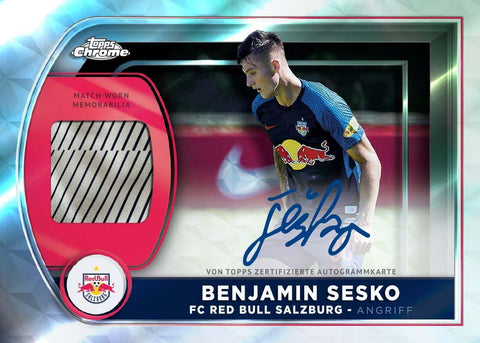 2023 Topps Chrome FC Red Bull Salzburg Soccer Hobby Set (Box) (25 Autos!)