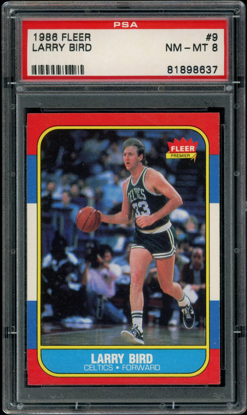 2024/25 Hit Parade Basketball Card 1986 Fleer Set Series 1 Hobby Box - PSA 8 Edition