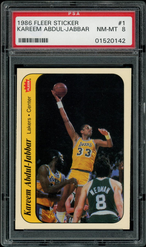 2024/25 Hit Parade Basketball Card 1986 Fleer Set Series 1 Hobby Box - PSA 8 Edition