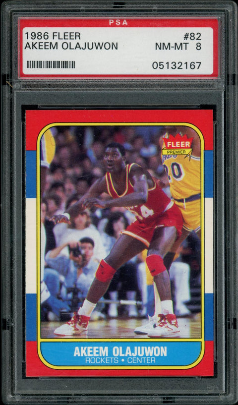 2024/25 Hit Parade Basketball Card 1986 Fleer Set Series 1 Hobby Box - PSA 8 Edition