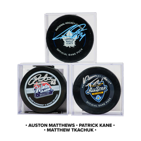 2024/25 Hit Parade Autographed Hockey Puck Series 8 Hobby - Game Puck Edition