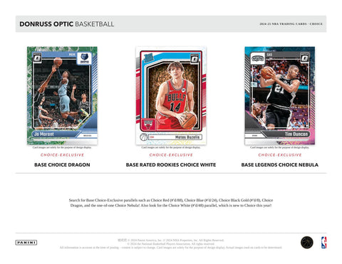 2024/25 Panini Donruss Optic Basketball Choice