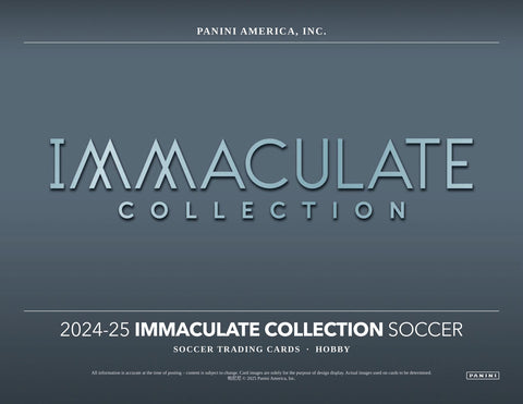 2024/25 Panini Immaculate Soccer Hobby