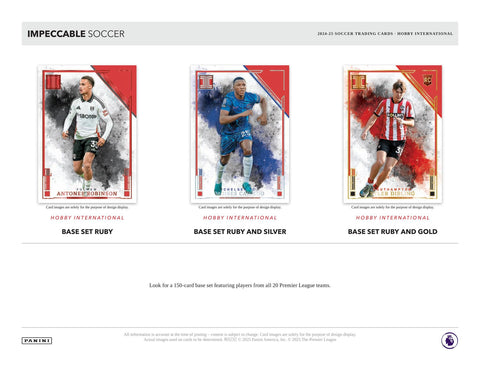 2024/25 Panini Impeccable Premier League EPL Soccer International Hobby