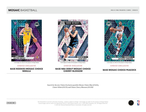 2024/25 Panini Mosaic Basketball Choice
