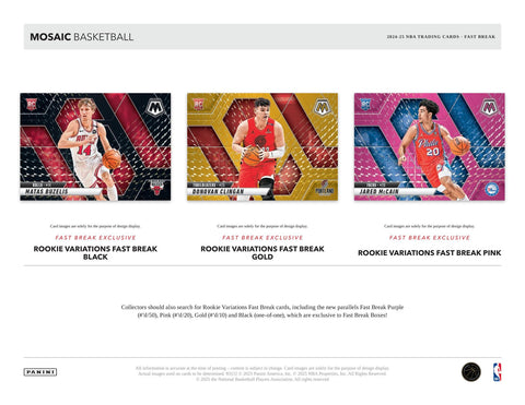 2024/25 Panini Mosaic Basketball Fast Break