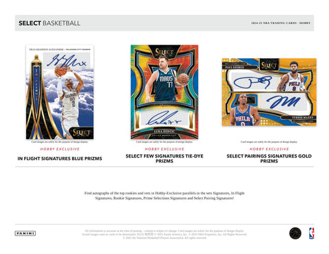 2024/25 Panini Select Basketball Hobby
