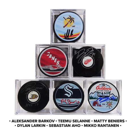 2024/25 Hit Parade Autographed Hockey Puck Series 5 Hobby Box - FROZEN DOZEN Edition