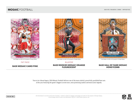 2024 Panini Mosaic Football 6-Pack Blaster