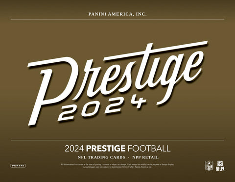 2024 Panini Prestige Football Jumbo Value 12-Pack