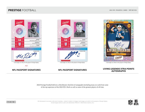 2024 Panini Prestige Football Mega (Hyper Parallels)