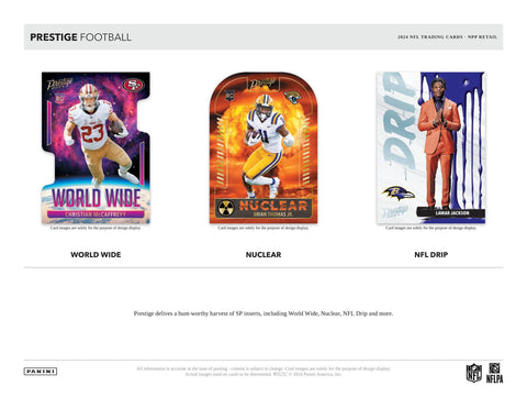 2024 Panini Prestige Football Jumbo Value 12-Pack