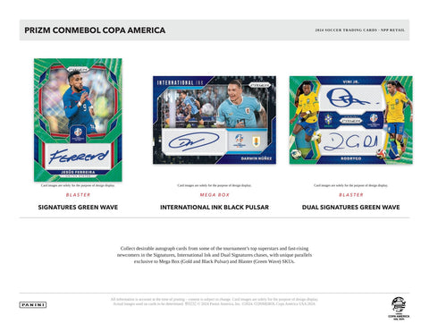 2023/24 Panini Prizm Copa America Soccer 6-Pack Blaster