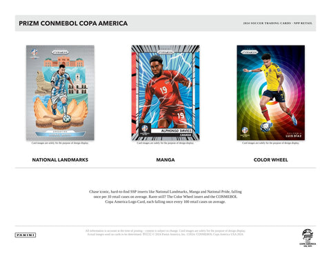 2023/24 Panini Prizm Copa America Soccer 6-Pack Blaster