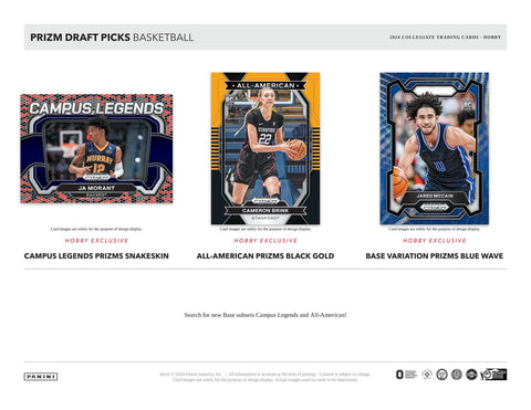 2024/25 Panini Prizm Draft Basketball Hobby