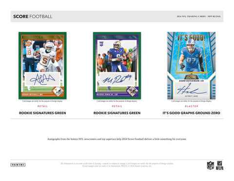 2024 Panini Score Football Retail 24-Pack