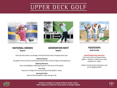 2024 Upper Deck Golf 6-Pack Blaster