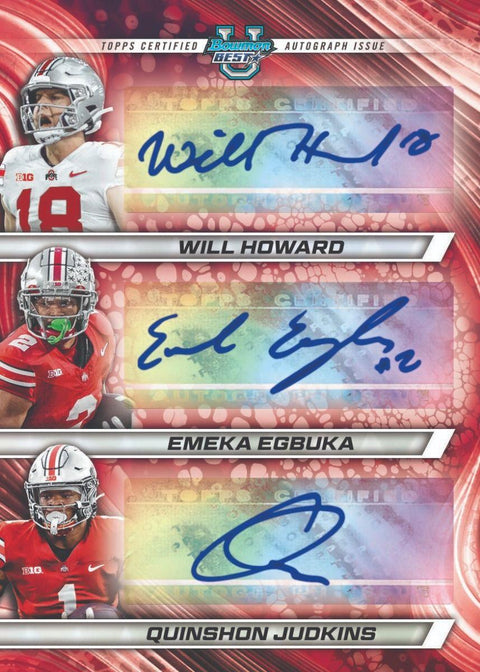 2024 Bowman University Best Football Hobby Box